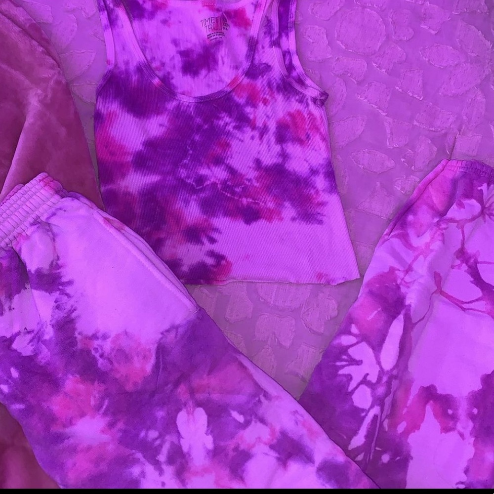 Two piece tie dye set